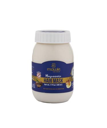 500 ML - Mayonnaise hair mask for dry damage  adds shine and strength  fortifies weak hair  nourishes processed hair  adds silkiness. MAWIE