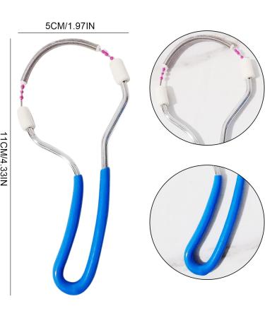 NITAIUN Spring Facial Hair Remover - 4 Pieces Manual Epilator Set for Upper Lip, Chin, Cheeks, and Neck - Beauty Tool for Women, Girls, and Men - Buy Online on GoSupps.com