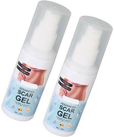 2Pcs Stretch Marks Remover 50ml Scar Gel w/ Allantoin & Vitamin E - Hydrating & Renewing for Scars from Burns & Surgery - Buy Online on GoSupps.com