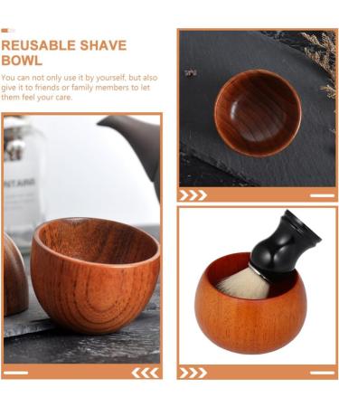 FOMIYES Men's Grooming Shaving Set | Foam Knife Bowl & Accessories for Perfect Shave | Oak Storage Rack Included - Buy Online on GoSupps.com