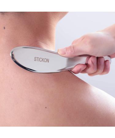 STICKON Stainless Steel Gua Sha Scraping Massage Tool - Soft Tissue Mobilization Tool - Buy Online on GoSupps.com