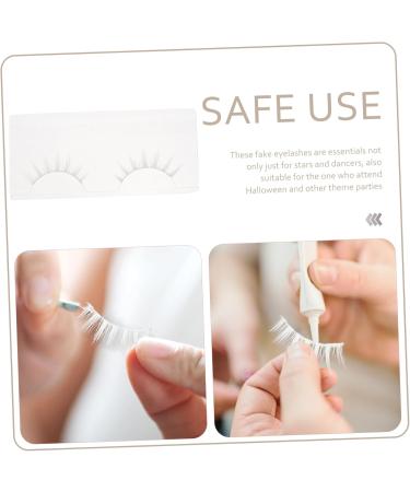 FRCOLOR False Eyelashes 15 Pairs Makeup False Eyelashes Makeup Eyelashes Cosmetic Eyelashes Japanese Eyelashes Cosplay Eyelashes Masquerade Makeup Anime Eyelashes Fiber White 3d Natural Cosmetics - Buy Online on GoSupps.com