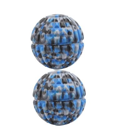 Gleavi 2st massage ball lacrosse massage massage roller Tour helping Fitness equilibrium training fascia ball for feet foot massage device Fitness-scooter yoga-ball foot vault scroll wheel tool 1x2pcs such as shown