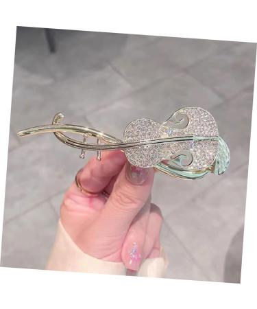 Mikinona Rhinestone Twist Clip Pretty Hair Clips for Women French Pins Pipa Hair Barrette Makeup Hair Clips No Crease Hair Clips to Hold Hair Back Decorative Hair Clips Barrettes for - Buy Online on GoSupps.com