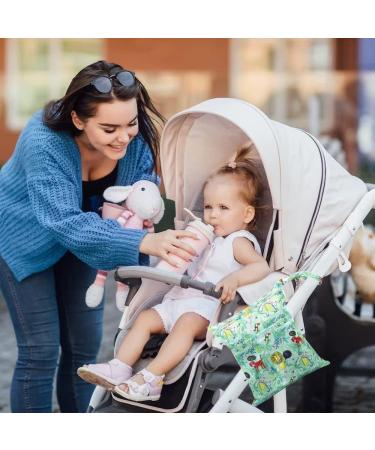 Grovble 3-Piece Wetbag Set | Reusable Zipper Organizer for Babies | High Capacity Diaper Bags for Kindergarten & Travel - Buy Online on GoSupps.com