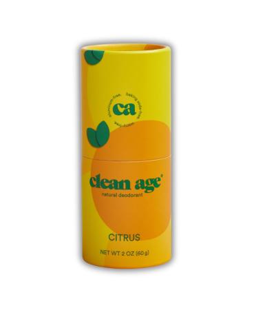 Citrus Natural Deodorant for Teens | Aluminum Free Baking Soda Free