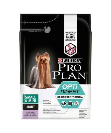 PURINA PRO PLAN | Small & Mini Adult 1+ | Sensitive Digestion | Rich in Turkey | Dry Food | Dog | 2.5kg Bag