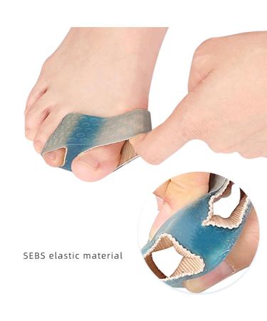 Saluaqui 4-Pack Toe Separator Corrector for Hallux Valgus - Prevent Overlap Reusable & Comfortable Solution for Overlapping Toes - Buy Online on GoSupps.com