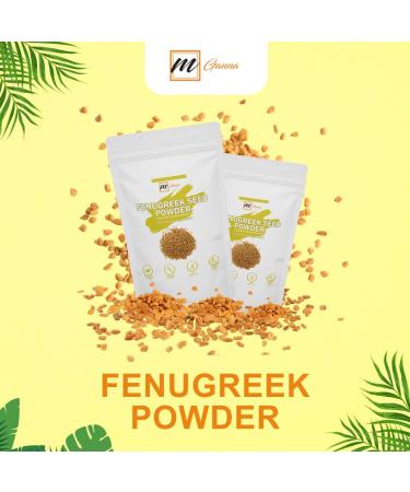 Ganna 100% Natural Fenugreek Seed Powder for Silky Shiny Hair - 0.5 LBS/227 GMS - Buy Online on GoSupps.com