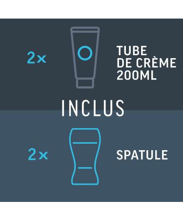 VEET For Men - Set of 2 Hair Removal Kits - 2 Depilatory Creams 100 ml and 2 Care Balms 50 ml - Sensitive Skin - Buy Online on GoSupps.com