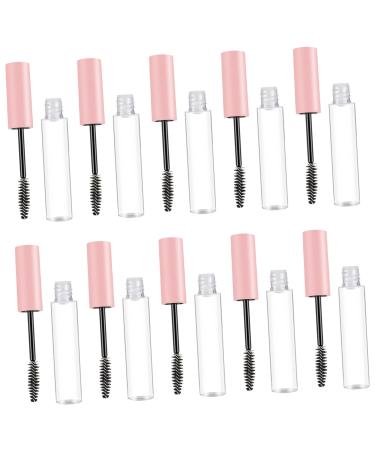 FOMIYES 30 Pcs Mascara Empty Tube Eyelash Cream Tube DIY Mascara Bottle Empty Mascara Tube Empty Eyeliner Tube Refillable Eyelash Tube Refillable Mascara Tube Mascara Wand Refillable Tubes 1 g (Pack of 1) Pinkx3pcs