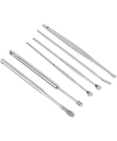 LIANGLIDE Stainless Steel Earwax Removal Kit - 6pcs Set with Box | Earwax Picker & Remover Cleaning Tool - Buy Online on GoSupps.com