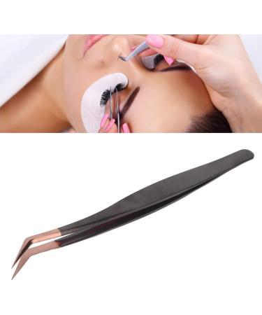 Premium Rose Gold Eyelash Extension Tweezers - Stainless Steel Volume & Individual Precision Tools for Makeup - Buy Online on GoSupps.com