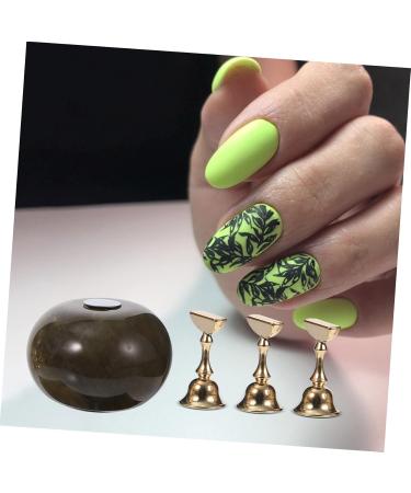 POPETPOP 1 Set Manicure Practice Base Acrylic Nail Display Stand Nail Stands for False Nails Manicure Practice Tools Nail Stand Display Nail Tip Stand Base Practice Supplies Japanese Resin 3.5x3.5cm Black - Buy Online on GoSupps.com