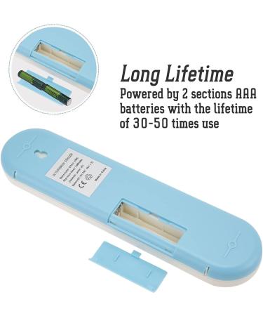 Portable UV Toothbrush Sanitizer Case Box for Toothbrush Disinfectant Toothbrush for Sterilization Head Sterilizer Case for Travel Toothbrush for Home Use (Blue Bottom) - Buy Online on GoSupps.com