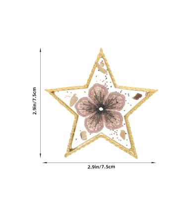 Baluue Star Shaped Nail Art Palette - Resin Mixing Plate with Golden Edge | Professional Manicure Tool for Nail Polish & Color Mixing - Buy Online on GoSupps.com