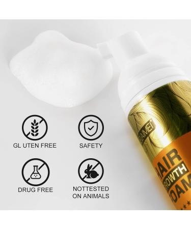 Buy Hair Growth Foam for Men & Women | With Biotin & Capilia Longa | Effective Hair Regrowth Treatment for Thicker Stronger Hair | Stop Hair Thinning - Buy Online on GoSupps.com