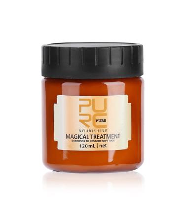 ZJchao Hair Mask 120ml Magical Argan Oil Hair Mask Supplement Nourishing Conditioning Keratin Hair Treatment Mask Make Hairs Soft Smooth Repair Damage Professional Cream For Dry Hair