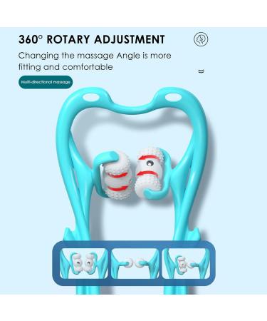 Handheld Neck Massage Device - Portable 6-Ball Roller for Deep Tissue Relief | Printing Point Comfort - Buy Online on GoSupps.com