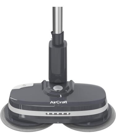 AirCraft PowerGlide Dark Grey Cordless Rechargeable Hard Floor Cleaner and Polisher With 4 Cleaning Pads for Hard Floors Wood Tiles and Laminate - Buy Online on GoSupps.com