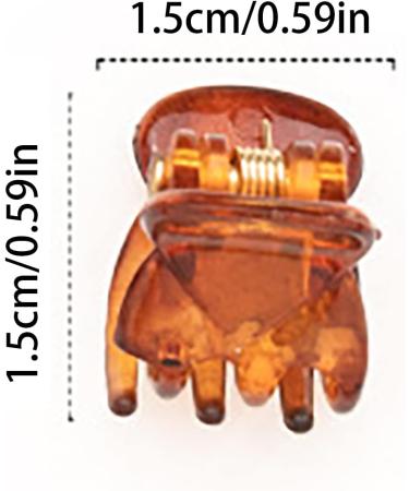 12 Piece Plastic Mini Hair Claw Clips - Small Jaw Clips Hair Accessories for Girls & Women - Buy Online on GoSupps.com