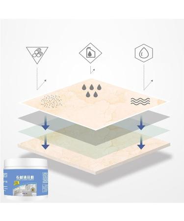 200g Kitchen Marble Oil Stain Cleaner Kitchen Countertop Marble Stone Cleaning Powder Scrub Strong Oil Stain Removal Household Descaler (2PCS) - Buy Online on GoSupps.com