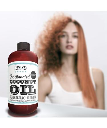 Premium Fractionated Coconut Oil 16 oz - Therapeutic Carrier Oil for Aromatherapy & Massage | Includes Pump & eBook - Buy Online on GoSupps.com