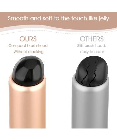 Amabro 2pcs Silicone Lip Brushes Reusable Lipstick Applicator with Dust Covers for Lip Gloss Balm Lip Oil Lip Mask Portable Travel Mini Brush Head Makeup Tool for Concealer Eyeshadow Blush Nail - Buy Online on GoSupps.com