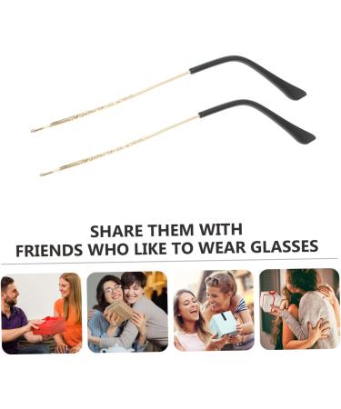 Nuobesty Glasses Accessories - Replacement Brackets & Repair Set for Eyeglasses | Plastic Arms & Legs | 14x0.6cm - Buy Online on GoSupps.com