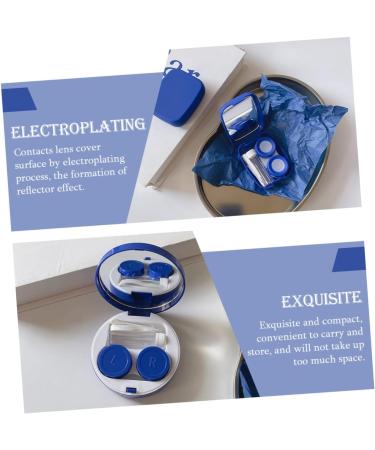 Partykindom Colored Contact Lens Case with Mirror | Travel-Friendly Kit for Lenses & Makeup | Durable Plastic Container - Buy Online on GoSupps.com