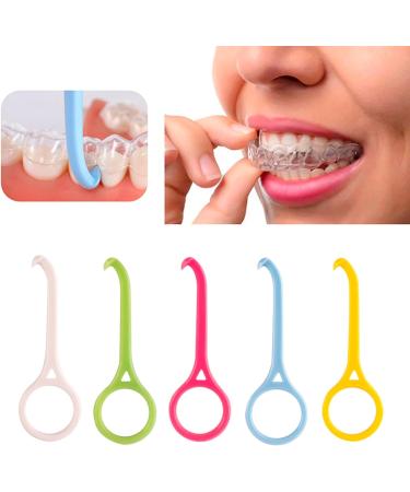 AWAVM 10-Piece Orthodontic Removal Tool Set - Braces Hook Invisible Braces Extractor Retainer & Braces Remover in Pink Blue Yellow White & Green - Buy Online on GoSupps.com