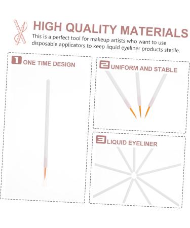 Beavorty Makeup Gadgets 100pcs Disposable Eyeliner Brush Mascara Applicator Eyelash Brush One-off Eyeliner Brush for Women - Buy Online on GoSupps.com