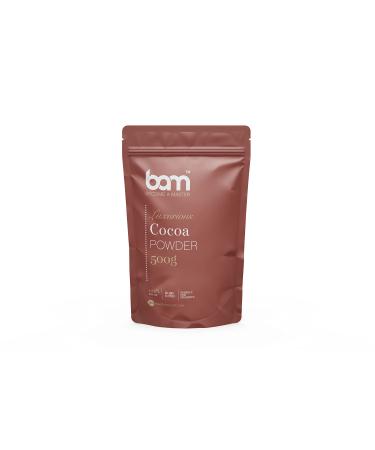 BAM Luxurious cocoa powder 100% back cocoa intensive cocoa powder color for bread and desserts (alkalized red-brown cocoa 500 g)
