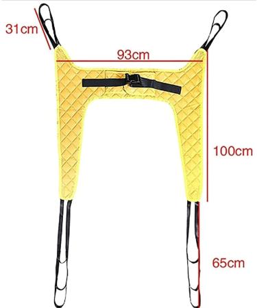 Patient Lifting Slings Patient Full Body Lift Sling Patient Lift Toileting Sling Bathroom Transfer Hammock Divided Leg Sling Hoist for Lifting Elderly Aid Rehabilitation Medium - Buy Online on GoSupps.com