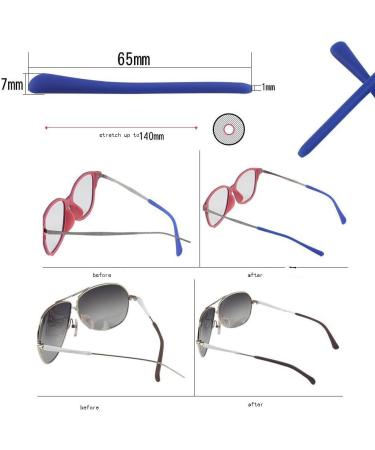 Celika Glasses Holder - Anti-Slip Eared Hooks Silicone Glasses & Spare Bars for Sunglasses | Shop Internationally - Buy Online on GoSupps.com