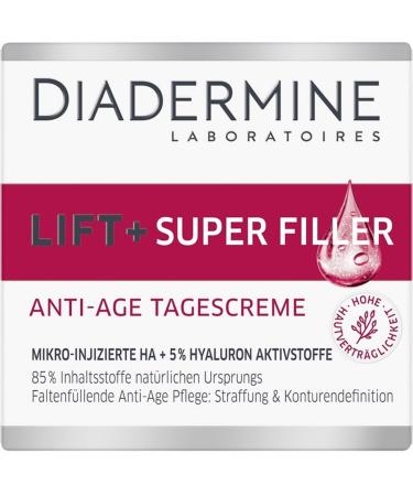 Diadermine Lift + Superfiller Hyaluron Anti-Age Day Cream - 1.76 Fl. oz (50 ml) | Best Anti-Aging Skincare for Youthful Skin - Buy Online on GoSupps.com