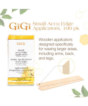 GiGi Accu Edge Small Wax Applicators 100 Pieces | Hair Removal Tools - Buy Online on GoSupps.com