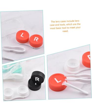HomsfoU 32 STK Contact Lens Container with Mirror - Travel Storage Case for Colored Contact Lenses - Durable & Stylish Storage Solution - Buy Online on GoSupps.com
