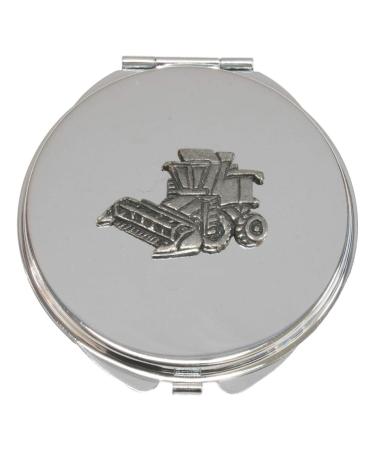 Combine Harvester Compact Mirror Handbag Gift With Free Engraving 449