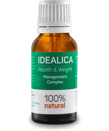Idealica - 100% Natural Weight Loss Drops | Vegan Appetite Suppressant & Metabolism Booster | Control Weight with Vitamin B1 B12 & C | Tested Ingredients - Buy Online on GoSupps.com