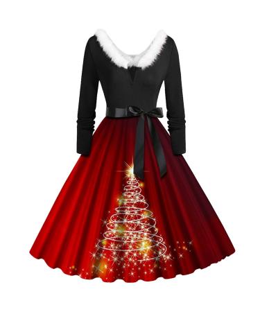 Christmas sweater dress dress winter mini dress slim shirt dresses blouse dresses gift white shirt long-sleeved shirt long sweater winter dress party dress a-line swing dress dress dress festival party dress yellow l