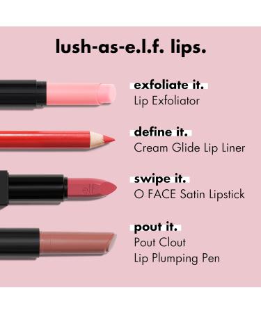 e.l.f. Cream Glide Lip Liner sculpte et sculpte les l vres tr s pigment e finition semi-mate v g talien et sans cruaut envers les animaux Truth or Bare V rit ou Bare - Buy Online on GoSupps.com