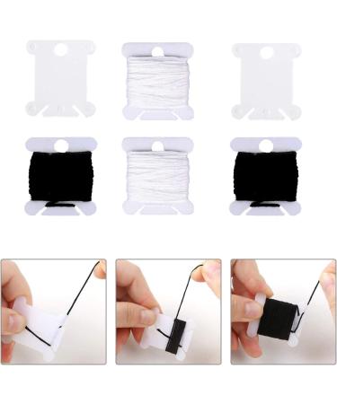 Cldamecy 26 Skeins White & Black Embroidery Floss Set with 10 Floss Bobbins - Ideal for Cross Stitch, Friendship Bracelets, and DIY Art - Buy Online on GoSupps.com