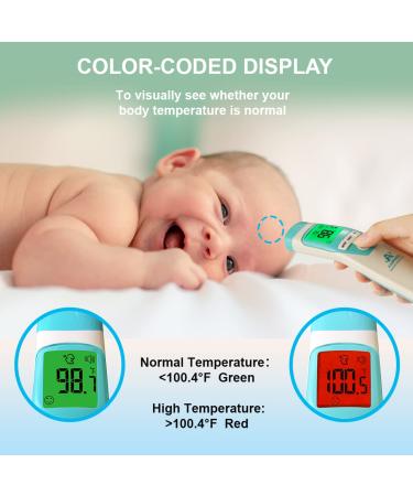 Amplim Non-Contact Infrared Forehead Thermometer for Babies & Adults - Medical Grade CA-2, Sand Castle - Buy Online on GoSupps.com
