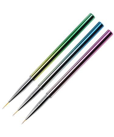 3pcs Sets Nail Art Draw Line Pen Professional Nails Designer Fashion Design Dotting Pens Tool Kit
