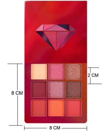 9 Colors Eyeshadow Palette Multi Reflective Matte Shimmer Glitter Professional Highly Pigmented Eyeshadow Makeup Palette Uptodate Blue - Buy Online on GoSupps.com