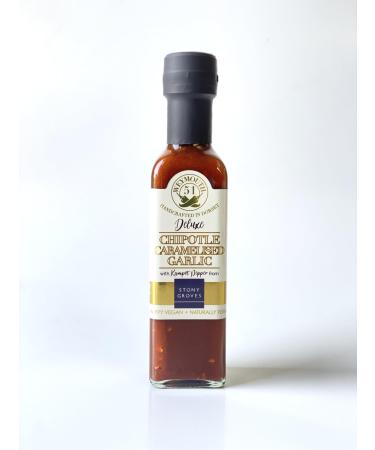 Weymouth 51 Chipotle Sauce - Chipotle Caramelised Garlic with Kampot Peppercorn Vegan Hot Sauce - 220ml