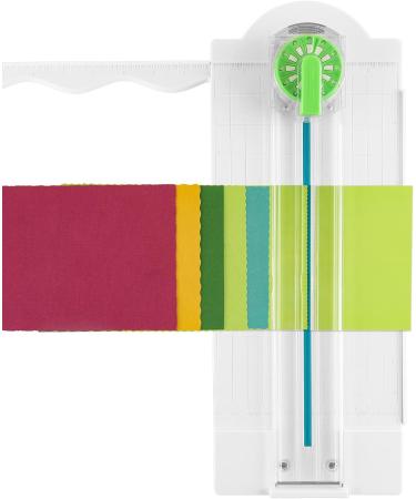 12-Shapes Craft Paper Edge Cutter Dial Trimmer with Measurements - Scrapbooking & Photo Card Decorative Wave Edges Cutting Tool - Buy Online on GoSupps.com