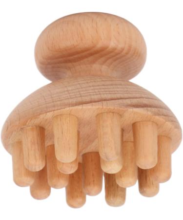 Wooden Ridge Massager - Manual Scalp Massage Brush for Headache Relief Hair Oil Comb & Relaxation | International Shipping - Buy Online on GoSupps.com