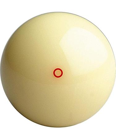 Aramith 2-1/4" Regulation Size Billiard/Pool Ball: Red Circle Champion Cue Ball Easy Open Packaging